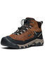 KEEN Kids' Targhee IV Mid WP Hiking Boots, Bison/Brindle, hi-res