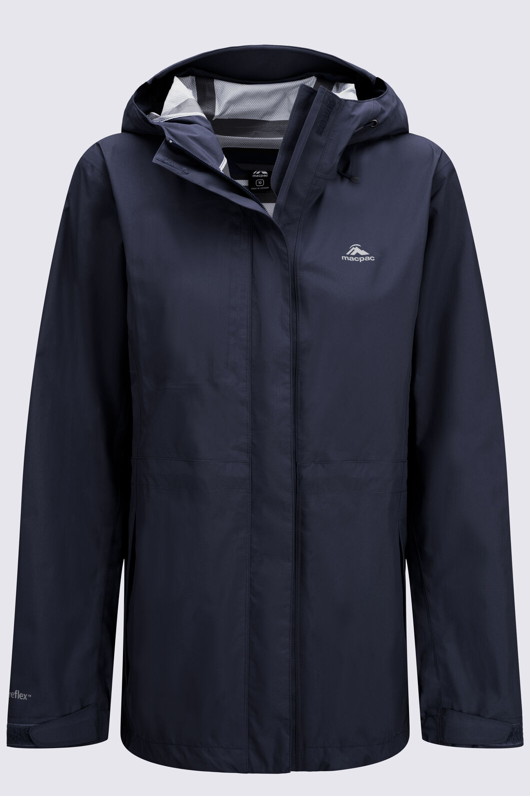 Macpac Women's Zephyr Rain Jacket, Black, hi-res