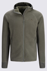 Macpac Men's Mountain Hooded Fleece Jacket, Beetle, hi-res