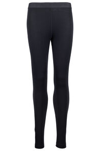 Macpac Women's 180 Merino Long Jane, Black, hi-res