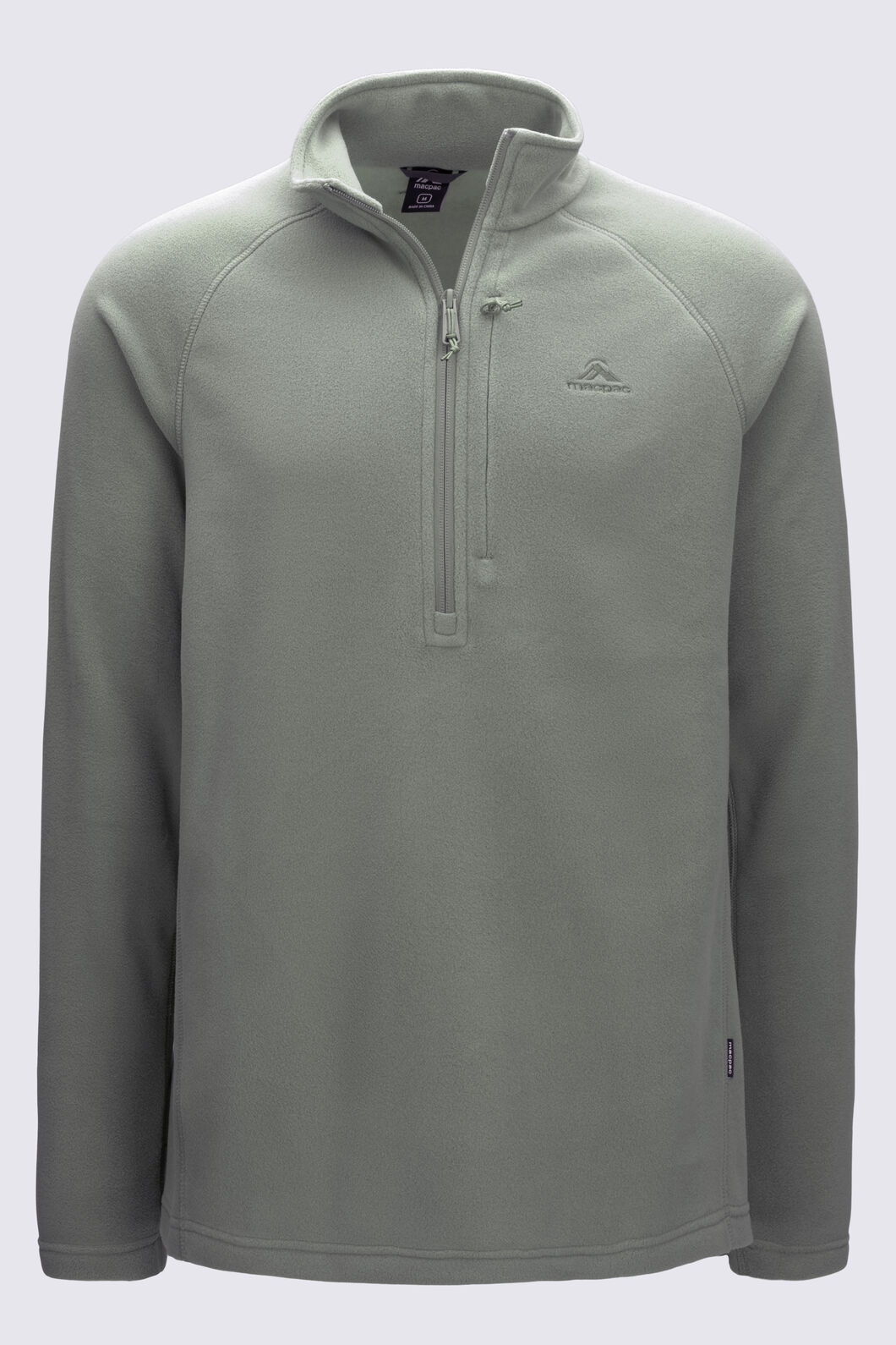 Macpac Men's Tui Fleece Pullover, Beetle, hi-res
