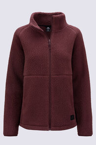 Macpac Women's Fleetwood Fleece Jacket, Decadent Chocolate, hi-res