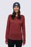 Macpac Women's Ella 180 Merino Long Sleeve T-Shirt, Red Pear, hi-res