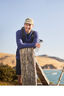 Macpac Men's Tui Fleece Pullover, Blueprint/Surf the web, hi-res