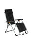 Macpac Premium Reclining Lounger, Black, hi-res