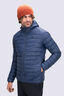 Macpac Men's Uber Light Hooded Down Jacket, Insignia Blue/Baritone Blue, hi-res