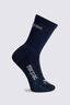 Macpac Kids' Hiking Sock, Navy, hi-res