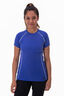 Macpac Women's Geothermal Short Sleeve Top, Dazzling Blue, hi-res