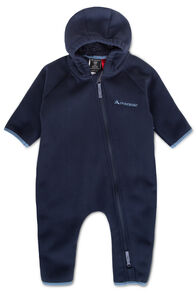 Macpac Baby Acorn Fleece Onesie, Navy, hi-res