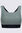 Macpac Women's Southshore Bikini Top, Black/Duck Green, hi-res