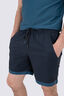 Macpac Men's Brighton 6" Boardshorts, Black/Reflecting Pond, hi-res