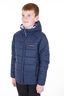 Macpac Kids' Pulsar Alpha Hooded Insulated Jacket, Blue Camo/Black Iris, hi-res
