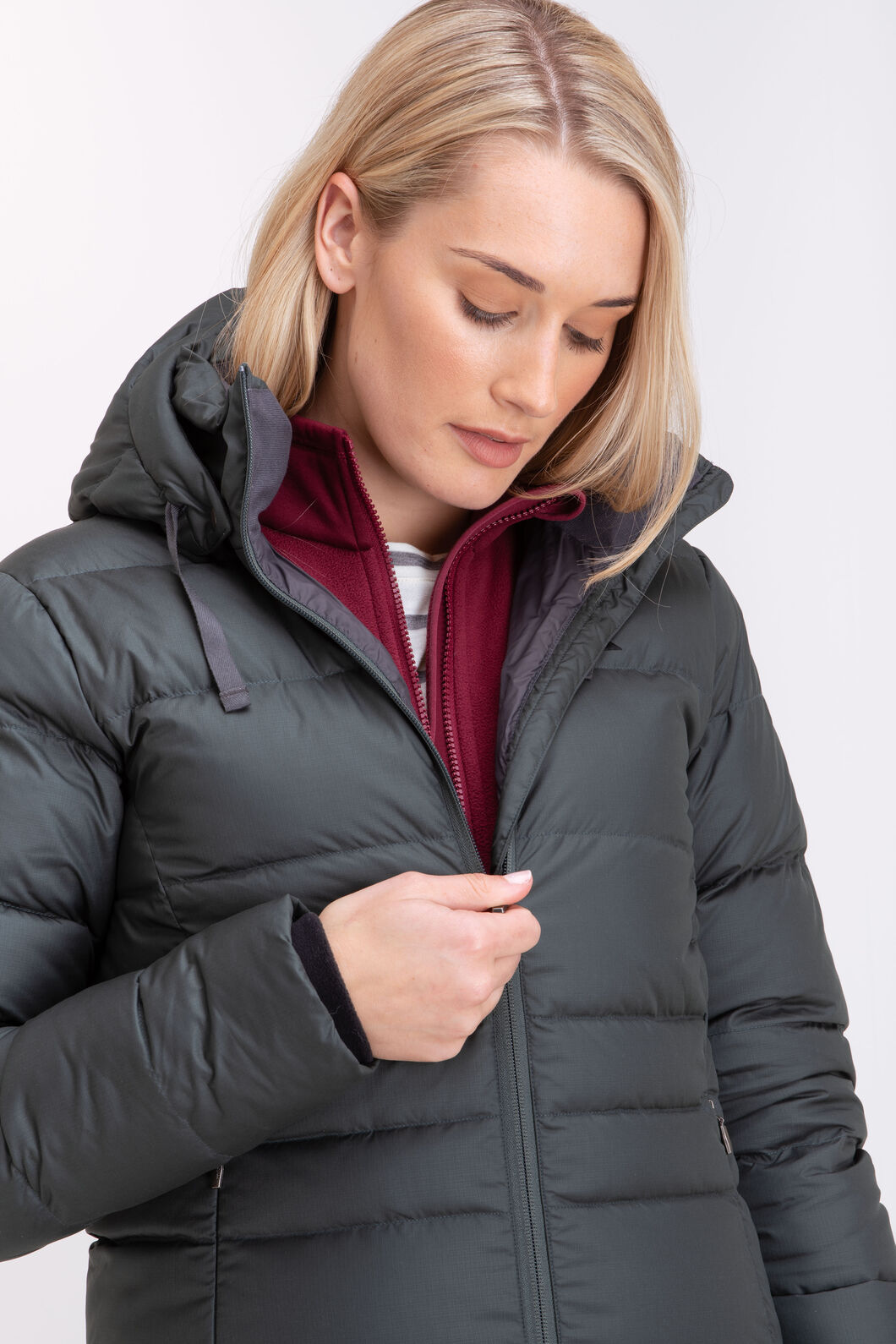 Macpac Women's Aurora Long Hooded Down Coat | Macpac