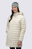Macpac Women's Uber Light Hooded Down Coat ♺, French Oak, hi-res