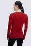 Macpac Women's Geothermal Long Sleeve Top, Lava, hi-res