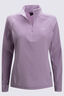 Macpac Women's Tui Fleece Pullover, Lavender Frost, hi-res