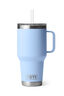 YETI® Rambler® Mug with Straw Cap — 35 oz, Big Sky Blue, hi-res