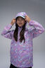Macpac Kids' Pack-It Jacket V2, African Violet Valley Print, hi-res