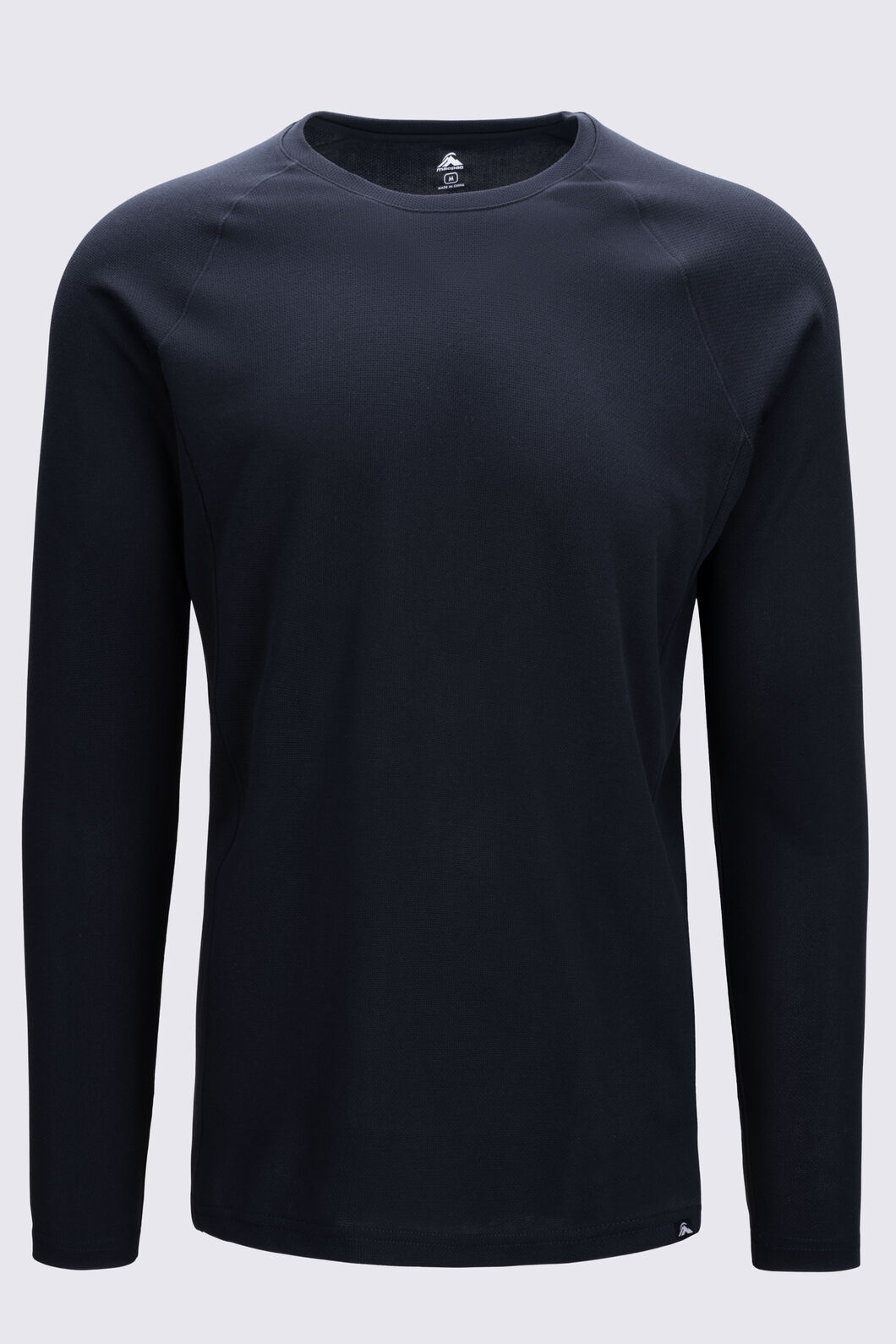 Macpac Men's Long Sleeve Exothermal Top, Black, hi-res