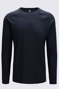 Macpac Men's Long Sleeve Exothermal Top, Black, hi-res