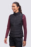 Macpac Women's Boundary Hybrid Vest, Black, hi-res