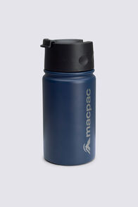 Macpac Insulated Wide Mouth Bottle — 12 oz, Navy, hi-res