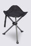 Macpac Tripod Stool V2, Black/Black, hi-res