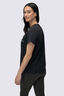 Macpac Women's McIntyre Mountains Fairtrade Organic Cotton Short Sleeve T-Shirt, BLACK MARLE, hi-res