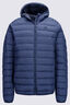 Macpac Men's Uber Light Hooded Down Jacket ♺, Insignia Blue/Baritone Blue, hi-res