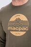 Macpac Men's Retro Graphic Long Sleeve T-Shirt, Grape Leaf, hi-res