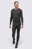 Macpac Men's 220 Merino Long Sleeve Top, Beluga, hi-res