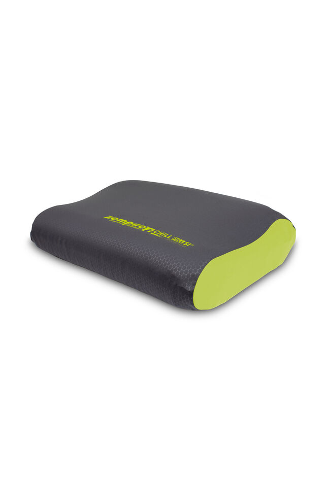 Zempire Chill-Pill Self Inflating V2 Pillow, Grey/Green