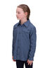 Macpac Kids' Mini Ranger Long Sleeve Shirt, Bering Sea, hi-res