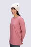 Macpac Women's Fairtrade Organic Cotton Long Sleeve T-Shirt, Dusty Rose, hi-res