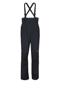 Macpac Women's Barrier Bib Rain Pants, Black, hi-res