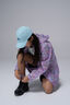 Macpac Kids' Pack-It Jacket V2, African Violet Valley Print, hi-res