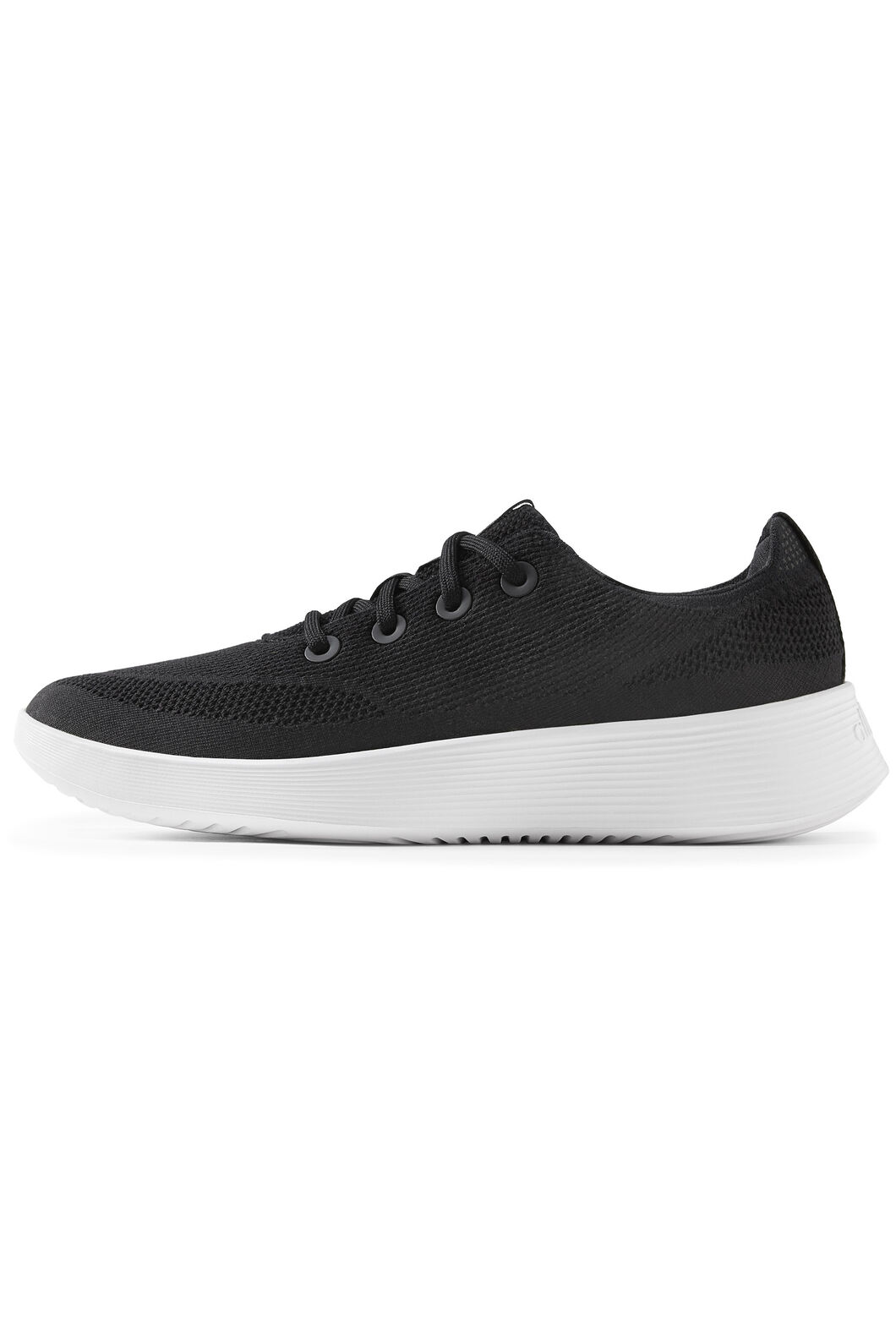 Allbirds Women's Tree Runner Go, Natural Black/Blizzard, hi-res