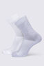 Macpac Everyday Crew Sock — 2 Pack, Grey/White, hi-res