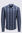 Macpac Men's Eclipse Long Sleeve Shirt, Navy Iris Check, hi-res