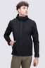 Macpac Men's Sabre Hooded Softshell Jacket, Black, hi-res