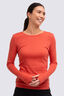 Macpac Women's 220 Merino Long Sleeve Top, Baked Apple, hi-res