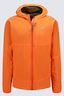 Macpac Men's Pisa Hooded Fleece Jacket, Red Orange, hi-res