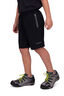Macpac Kids' Fast Track Long Shorts, Black, hi-res