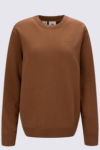 Macpac Women's Vintage Heavyweight Fairtrade Organic Cotton Crew, Toffee, hi-res