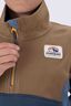 Macpac Kids&rsquo; Heritage Fleece Pullover, Midnight Navy/Bering Sea/Kanga, hi-res