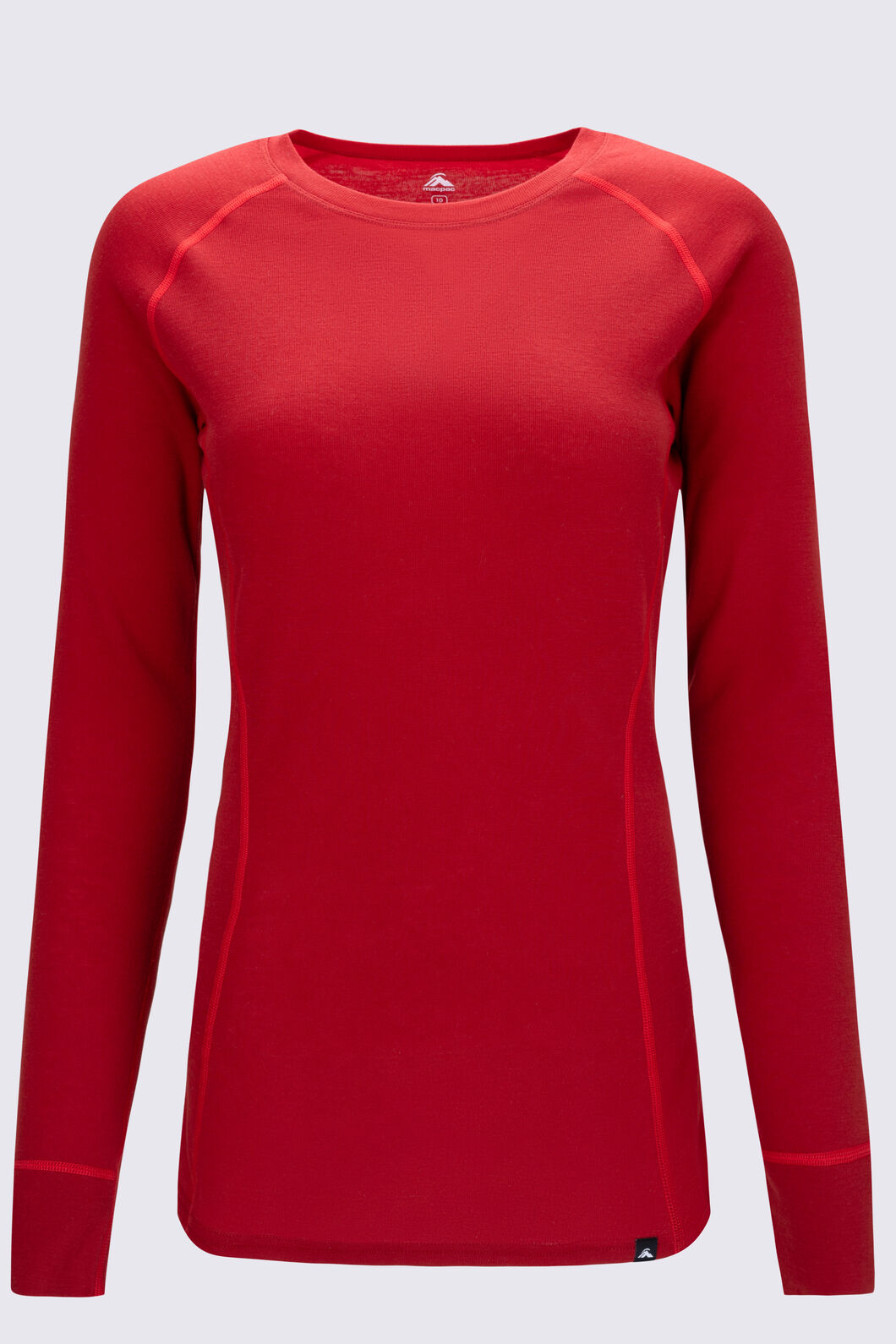 Macpac Women's Geothermal Long Sleeve Top, Lava, hi-res