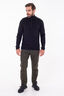 Macpac Men's Kauri 280 Merino Pullover, Charcoal Marle, hi-res