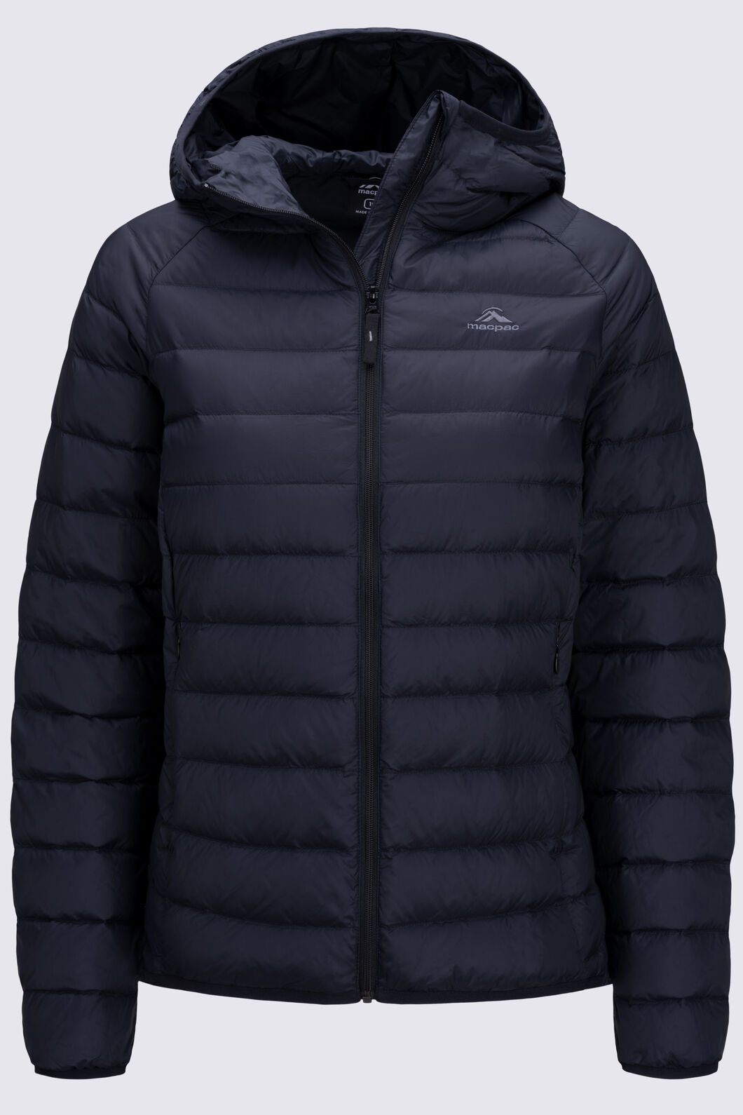 Macpac Women's Uber Light Hooded Down Jacket ♺, Black, hi-res