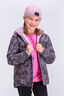 Macpac Kids' Pulsar Alpha Hooded Insulated Jacket, Nine Iron Print, hi-res