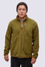 Macpac Men's Transit Fleece Pullover, Dark Olive Heather, hi-res